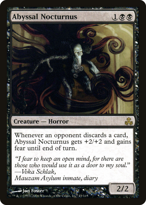 Abyssal Nocturnus (GPT-043) [Guildpact] Foil MTG Single Wizards of the Coast