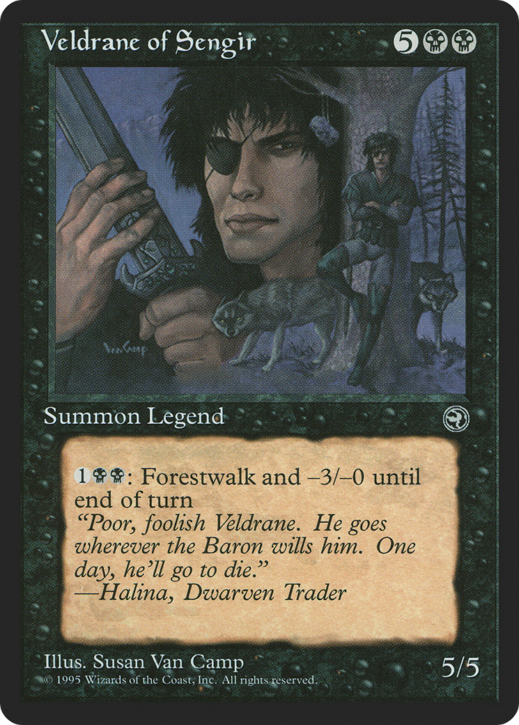 Veldrane of Sengir (HML-) [Homelands] MTG Single Wizards of the Coast