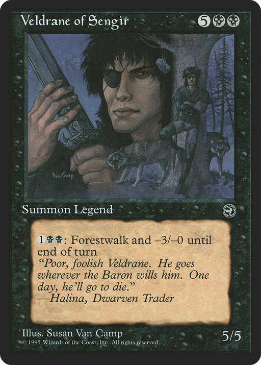 Veldrane of Sengir (HML-) [Homelands] MTG Single Wizards of the Coast