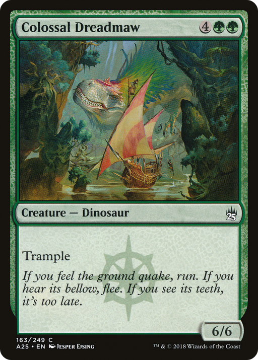 Colossal Dreadmaw (A25-163) [Masters 25] Foil MTG Single Wizards of the Coast