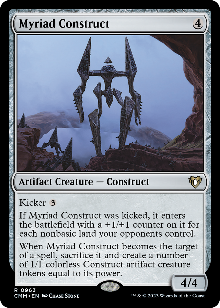 Myriad Construct (CMM-963) [Commander Masters] MTG Single Wizards of the Coast