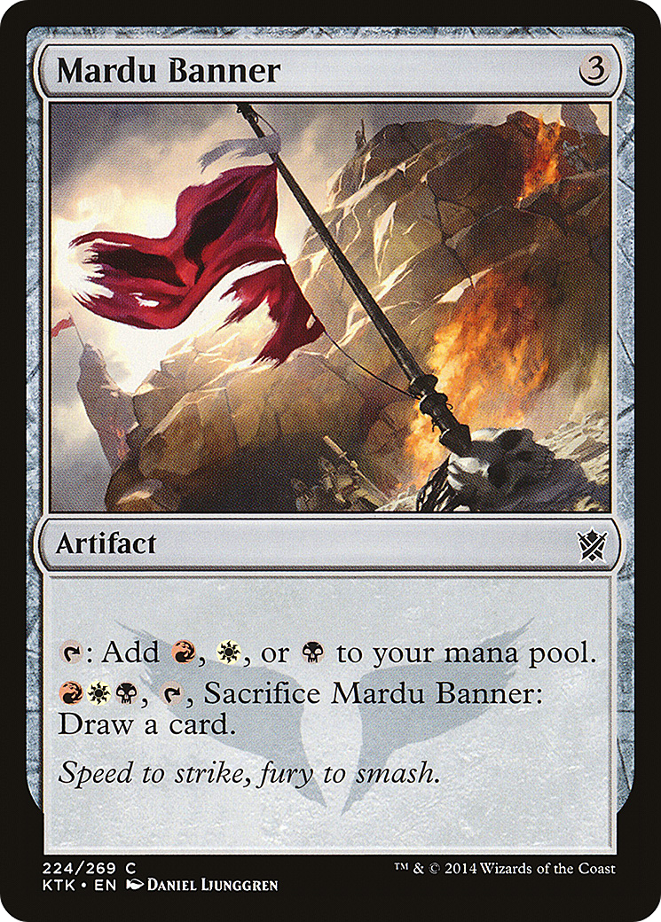 Mardu Banner (KTK-224) [Khans of Tarkir] Foil MTG Single Wizards of the Coast
