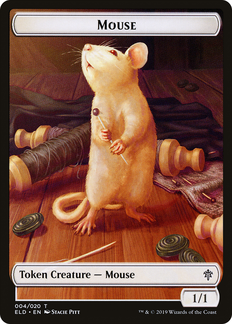 Mouse (TELD-004) [Tokens] Throne of Eldraine Tokens MTG Single Wizards of the Coast