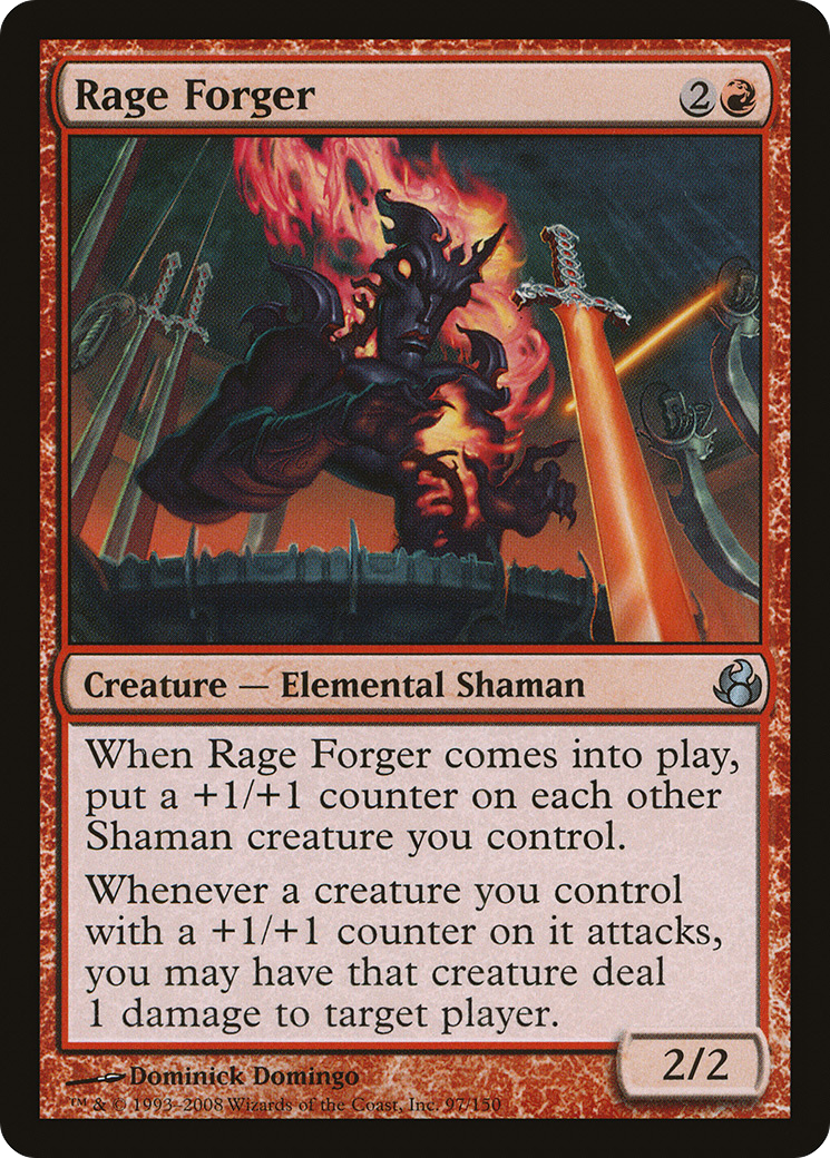 Rage Forger (MOR-097) [Morningtide] Foil MTG Single Wizards of the Coast
