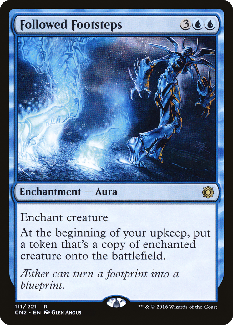 Followed Footsteps (CN2-111) [Conspiracy: Take the Crown] Foil MTG Single Wizards of the Coast