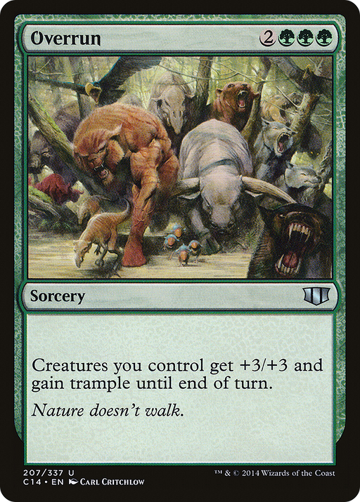 Overrun (C14-207) [Commander 2014] MTG Single Wizards of the Coast
