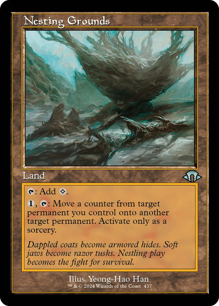Nesting Grounds (MH3-437) [Modern Horizons 3] Foil MTG Single Modern Horizons 3