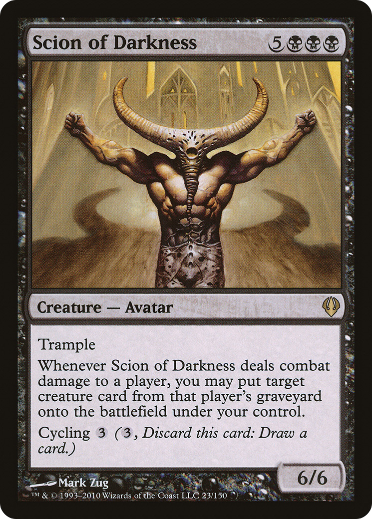 Scion of Darkness (ARC-023) [Misc] Archenemy MTG Single Wizards of the Coast