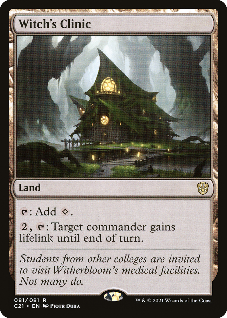 Witch's Clinic (C21-081) [Commander 2021] MTG Single Wizards of the Coast