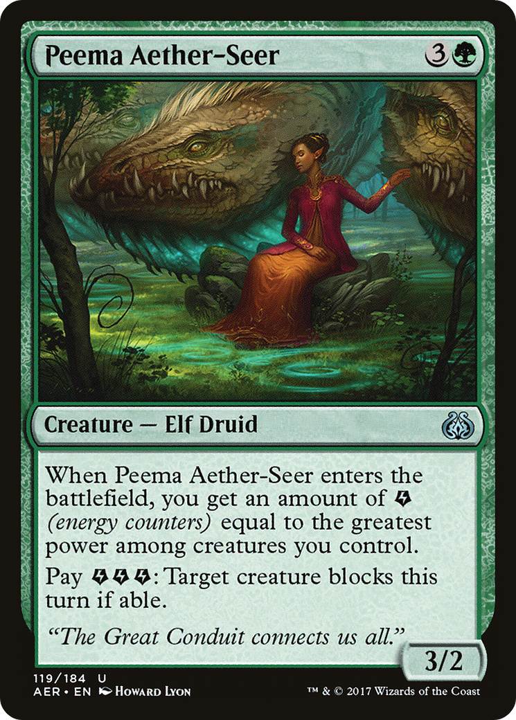 Peema Aether-Seer (AER-119) [Aether Revolt] Foil MTG Single Wizards of the Coast