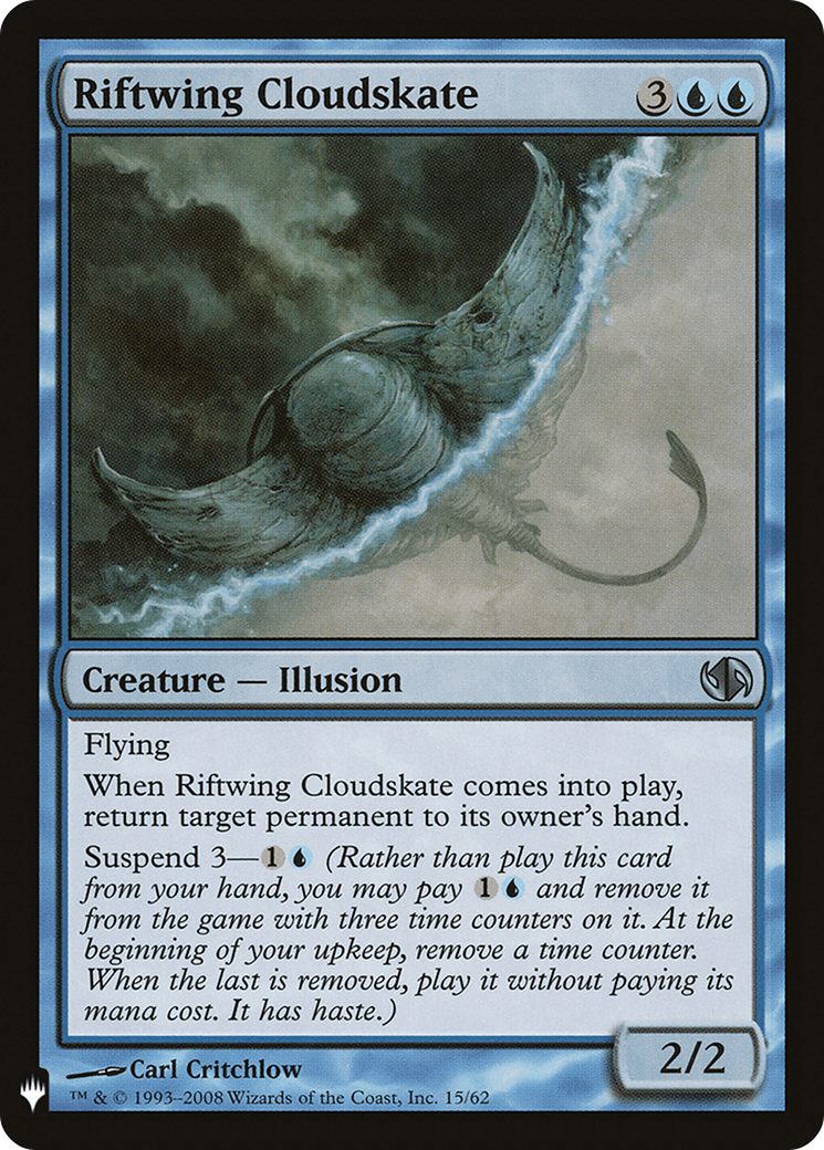 Riftwing Cloudskate (LIST-DD2-15) [Mystery Booster] The List MTG Single Wizards of the Coast