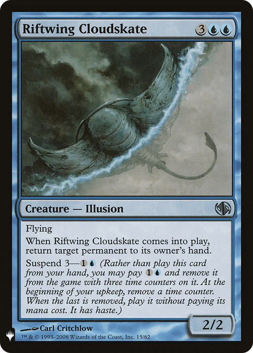 Riftwing Cloudskate (LIST-DD2-15) [Mystery Booster] The List MTG Single Wizards of the Coast