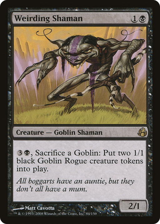 Weirding Shaman (MOR-084) [Morningtide] MTG Single Wizards of the Coast
