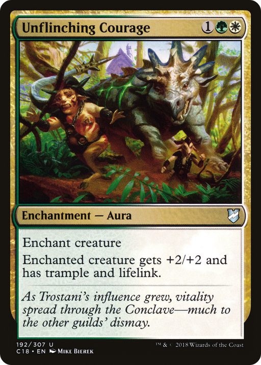 Unflinching Courage (C18-192) [Commander 2018] MTG Single Wizards of the Coast