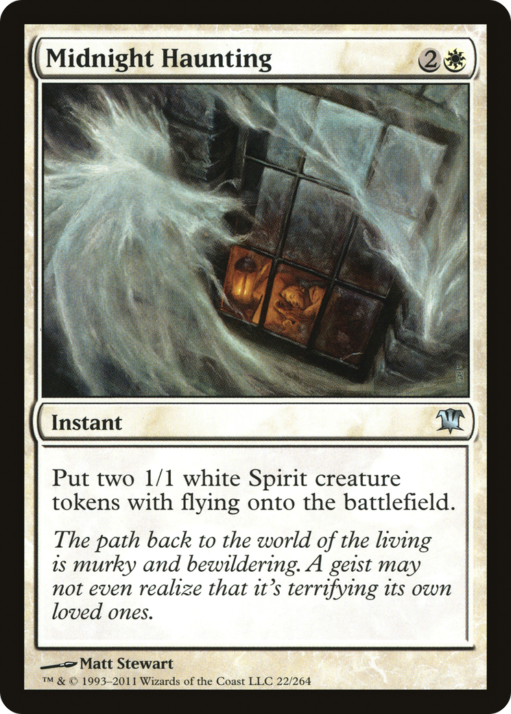 Midnight Haunting (ISD-022) [Innistrad] Foil MTG Single Wizards of the Coast