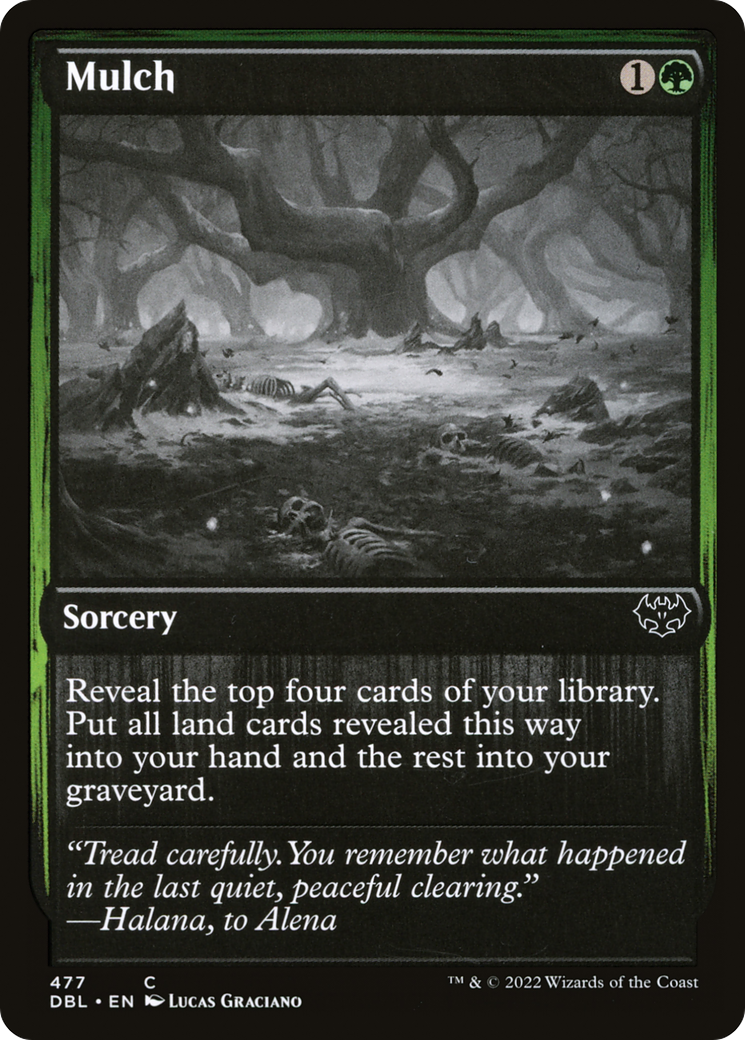 Mulch (DBL-477) [Innistrad: Double Feature] Foil MTG Single Wizards of the Coast