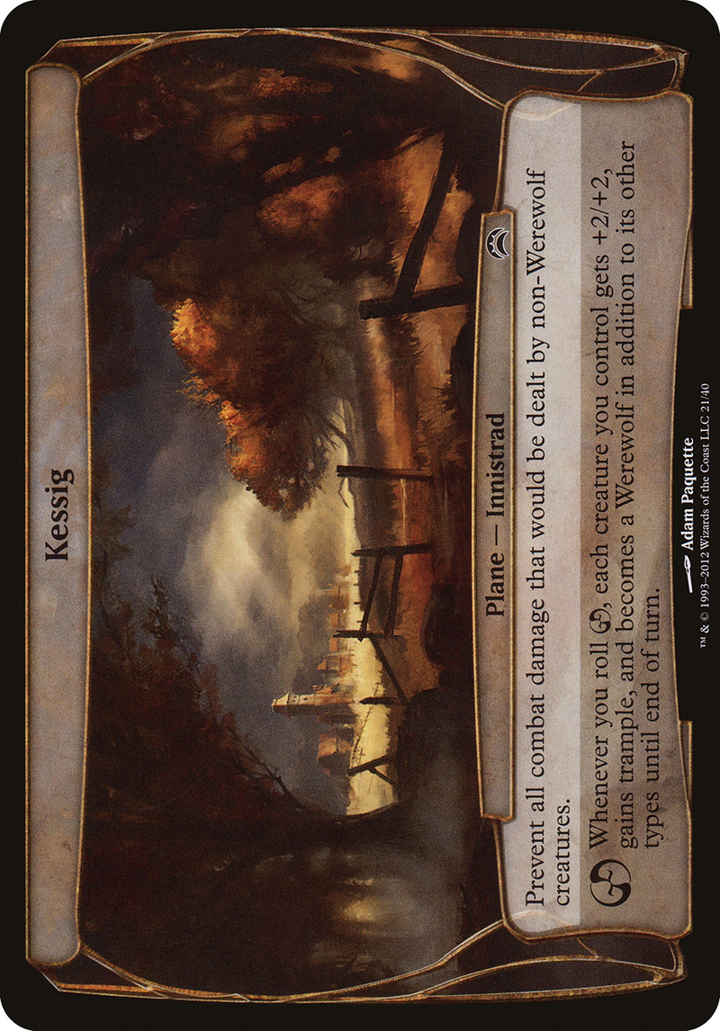 Kessig (Planechase 2012) (OVER-021) [Oversized] Planechase 2012 Planes Foil MTG Single Wizards of the Coast