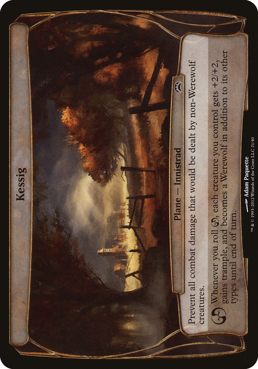 Kessig (Planechase 2012) (OVER-021) [Oversized] Planechase 2012 Planes Foil MTG Single Wizards of the Coast