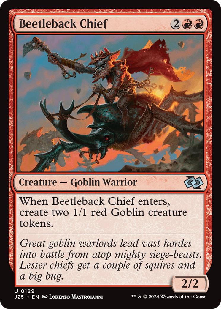 Beetleback Chief (J25-129) [Foundations Jumpstart] MTG Single Wizards of the Coast