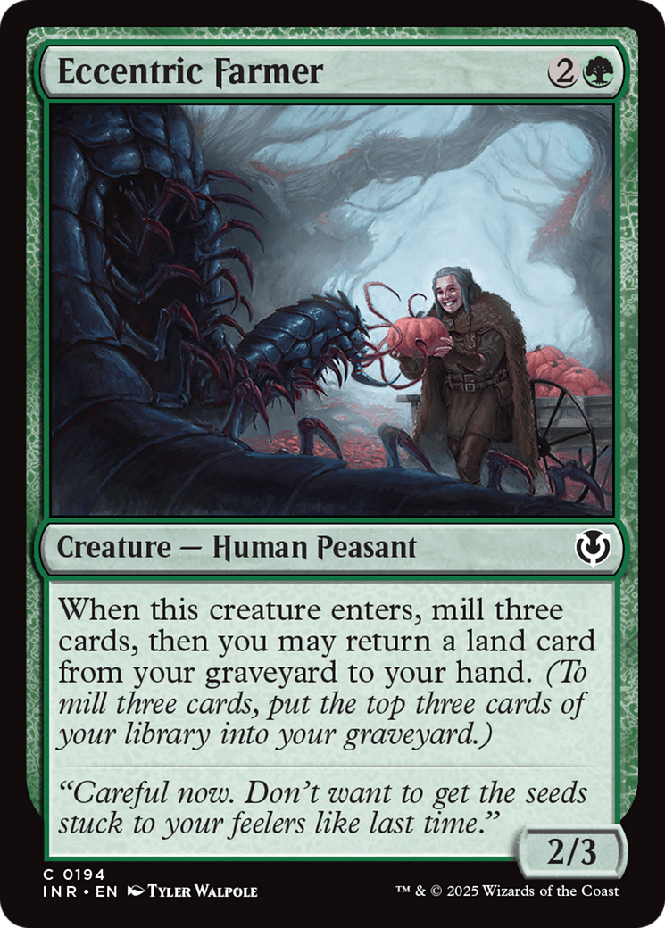 Eccentric Farmer (INR-194) [Innistrad Remastered] MTG Single Wizards of the Coast