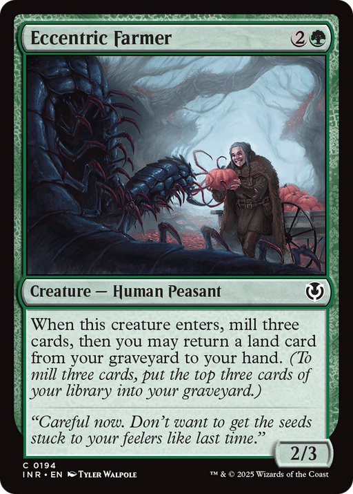 Eccentric Farmer (INR-194) [Innistrad Remastered] MTG Single Wizards of the Coast