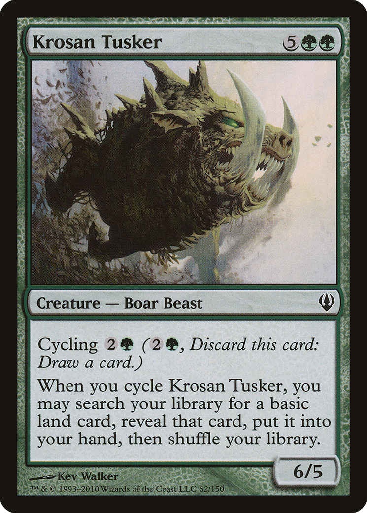 Krosan Tusker (ARC-062) [Misc] Archenemy MTG Single Wizards of the Coast