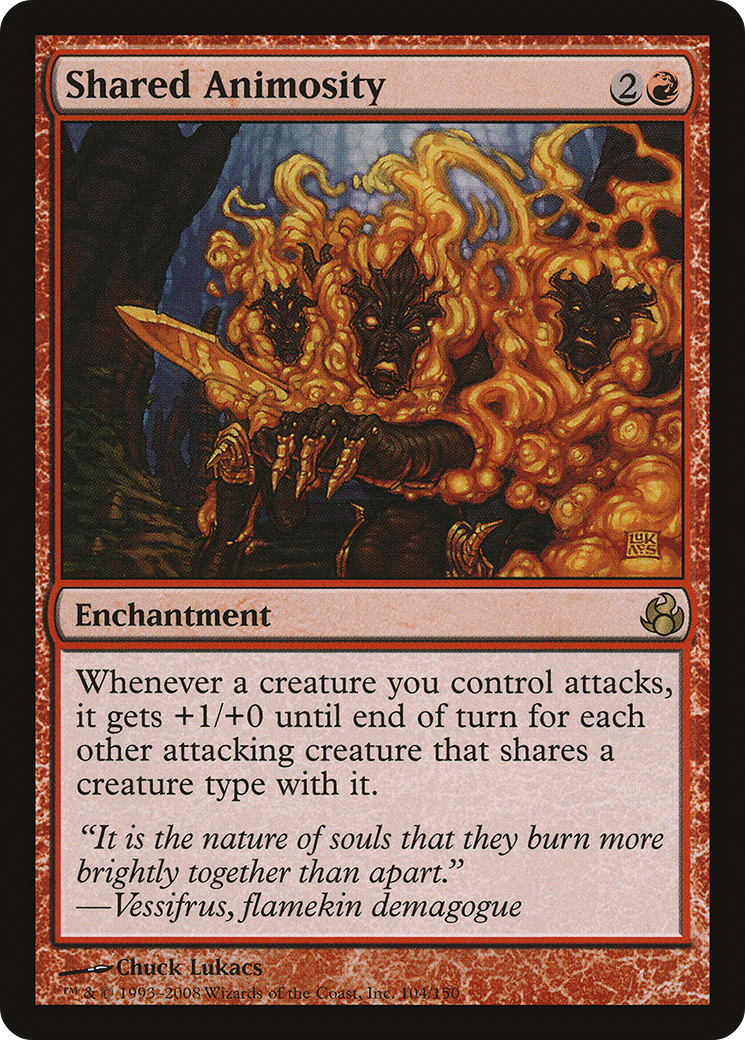 Shared Animosity (MOR-104) [Morningtide] MTG Single Wizards of the Coast