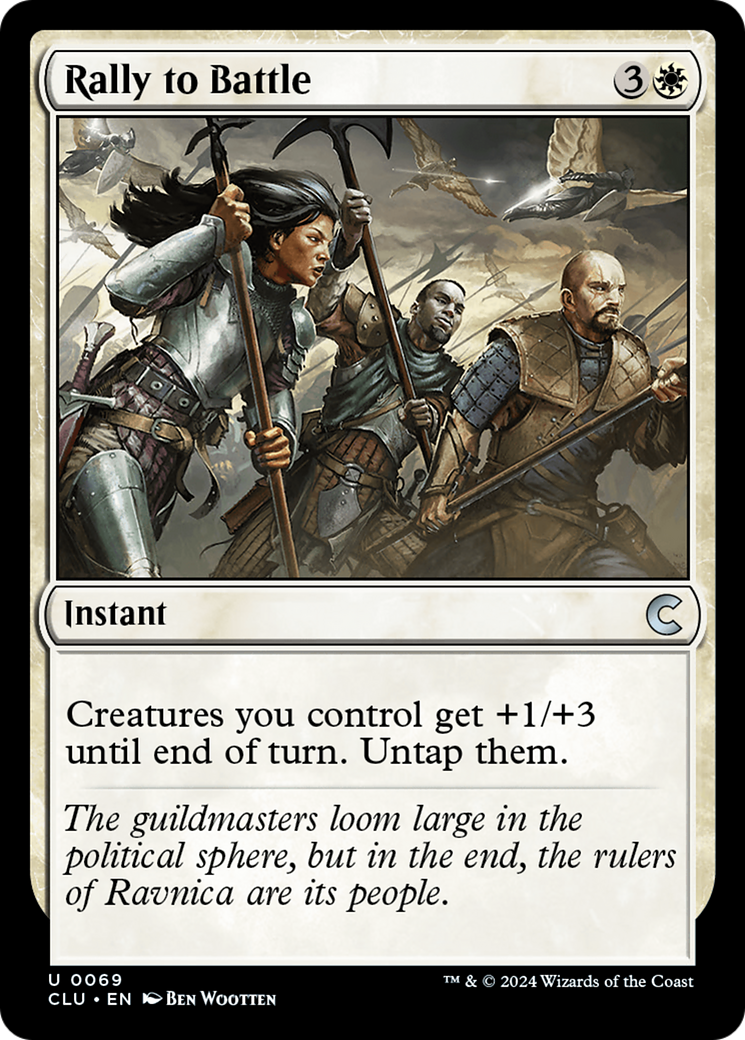 Rally to Battle (CLU-069) [Ravnica: Clue Edition] MTG Single Wizards of the Coast