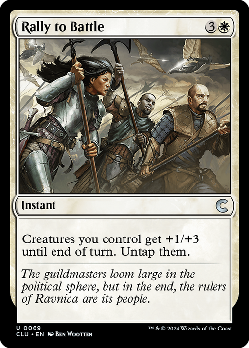 Rally to Battle (CLU-069) [Ravnica: Clue Edition] MTG Single Wizards of the Coast