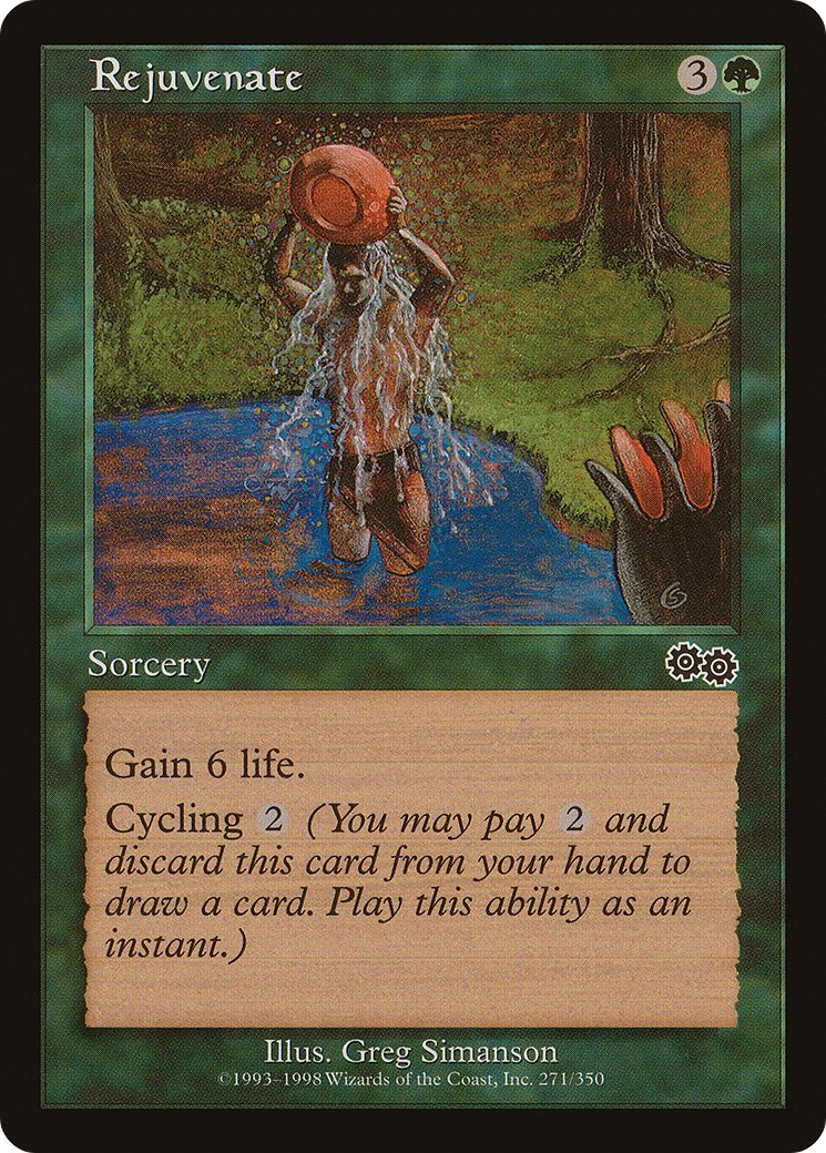 Rejuvenate (USG-271) [Urza's Saga] MTG Single Wizards of the Coast