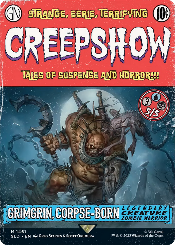 Grimgrin, Corpse-Born (SLD-1461) [Secret Lair] Drop (Full Art) (Borderless) Foil MTG Single Wizards of the Coast