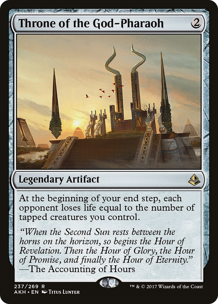 Throne of the God-Pharaoh (AKH-237) [Amonkhet] Foil MTG Single Wizards of the Coast