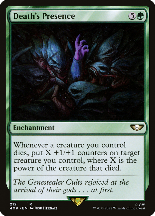 Death's Presence (40K-212) [Warhammer 40,000 Commander] MTG Single Wizards of the Coast