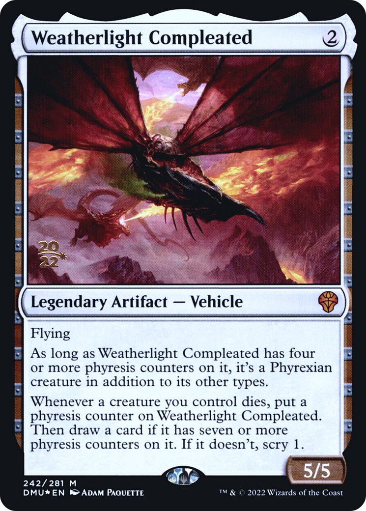 Weatherlight Compleated (PRE-242) [Dominaria United Promos] Foil MTG Single Wizards of the Coast