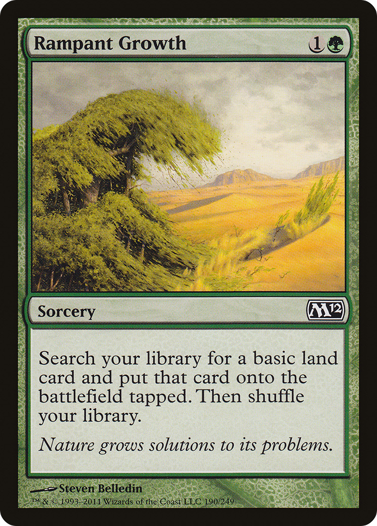 Rampant Growth (M12-190) [Magic 2012] MTG Single Wizards of the Coast
