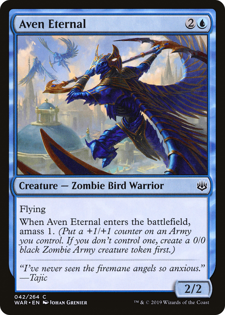 Aven Eternal (WAR-042) [War of the Spark] Foil MTG Single Wizards of the Coast