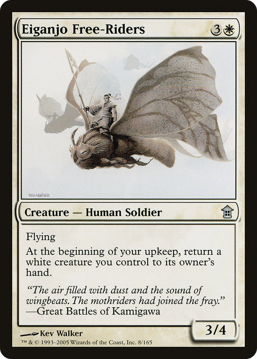 Eiganjo Free-Riders (SOK-008) [Saviors of Kamigawa] MTG Single Wizards of the Coast