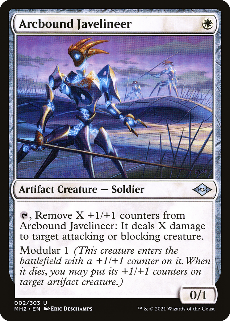 Arcbound Javelineer (MH2-002) [Modern Horizons 2] Foil MTG Single Wizards of the Coast