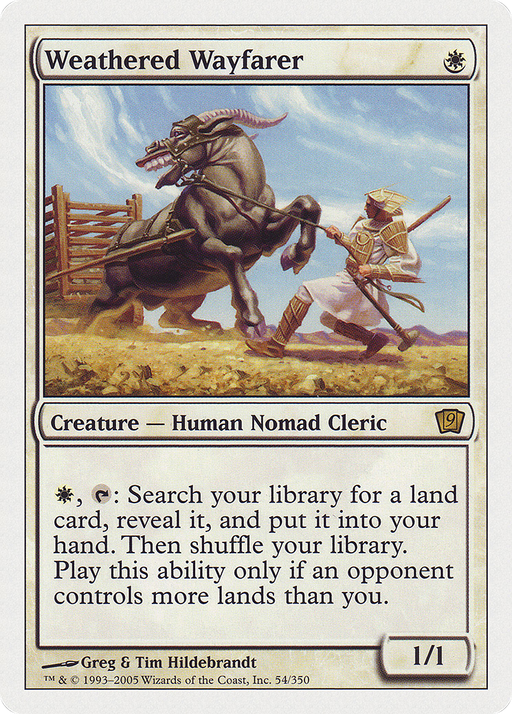 Weathered Wayfarer (9ED-054) [Ninth Edition] MTG Single Wizards of the Coast