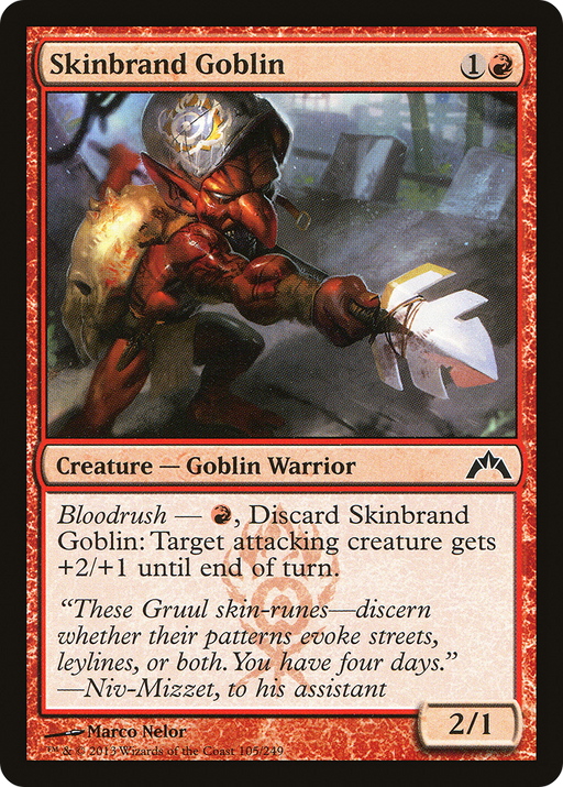 Skinbrand Goblin (GTC-105) [Gatecrash] MTG Single Wizards of the Coast