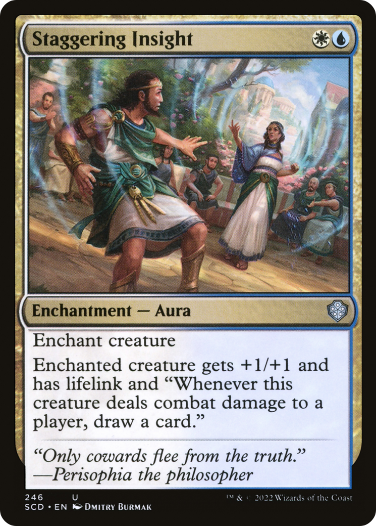 Staggering Insight (SCD-246) [Starter Commander Decks] MTG Single Wizards of the Coast