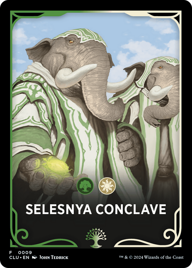 Selesnya Conclave (FCLU-009) [Tokens] Ravnica: Clue Edition Front Cards MTG Single Wizards of the Coast