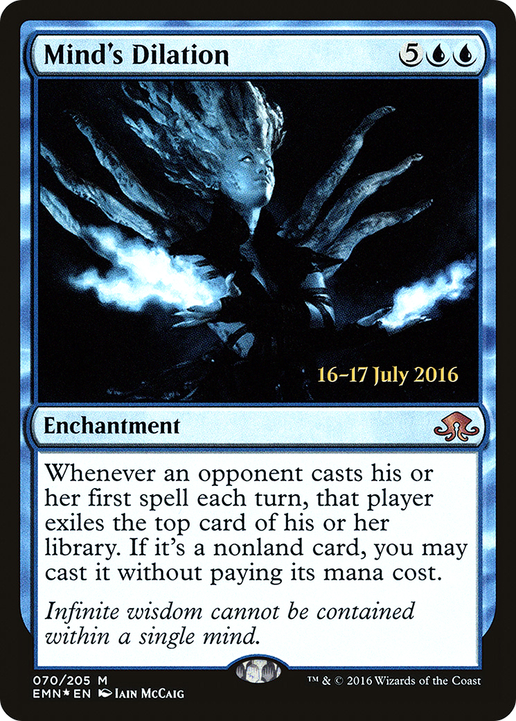 Mind's Dilation (PRE-070) [Eldritch Moon Promos] Foil MTG Single Wizards of the Coast