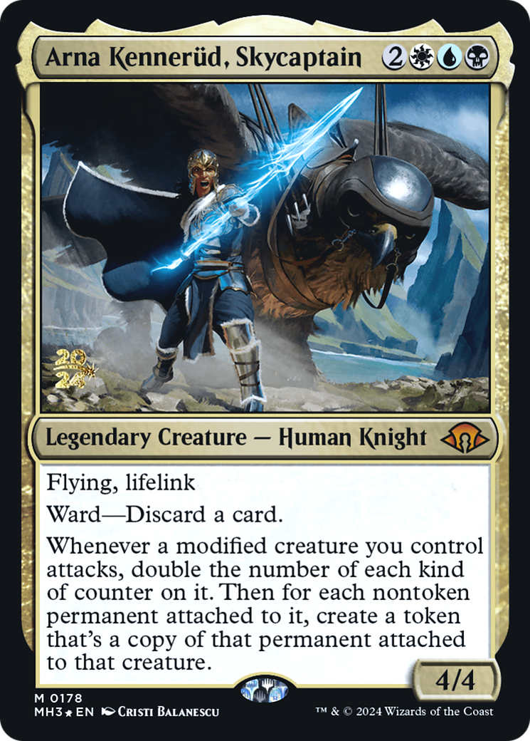Arna Kennerud, Skycaptain (PRE-178) [Modern Horizons 3 Promos] Foil MTG Single Wizards of the Coast