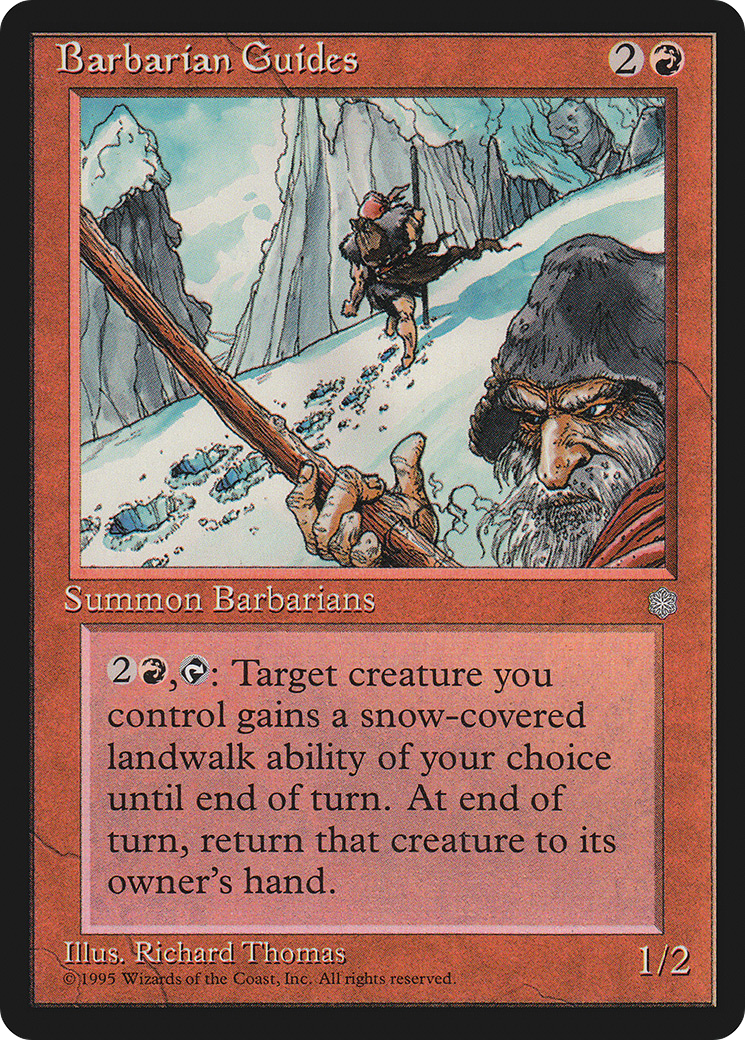 Barbarian Guides (ICE-) [Ice Age] MTG Single Wizards of the Coast