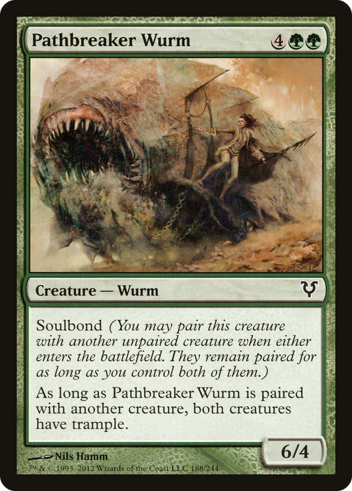 Pathbreaker Wurm (AVR-188) [Avacyn Restored] MTG Single Wizards of the Coast