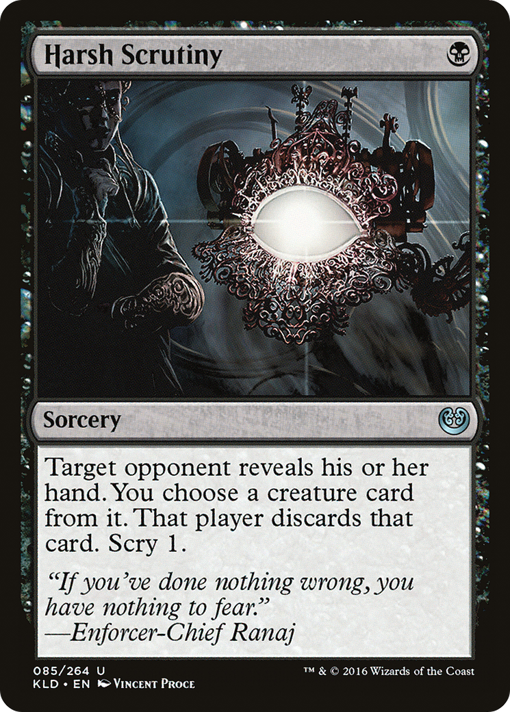 Harsh Scrutiny (KLD-085) [Kaladesh] MTG Single Wizards of the Coast