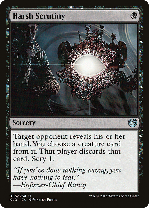 Harsh Scrutiny (KLD-085) [Kaladesh] Foil MTG Single Wizards of the Coast