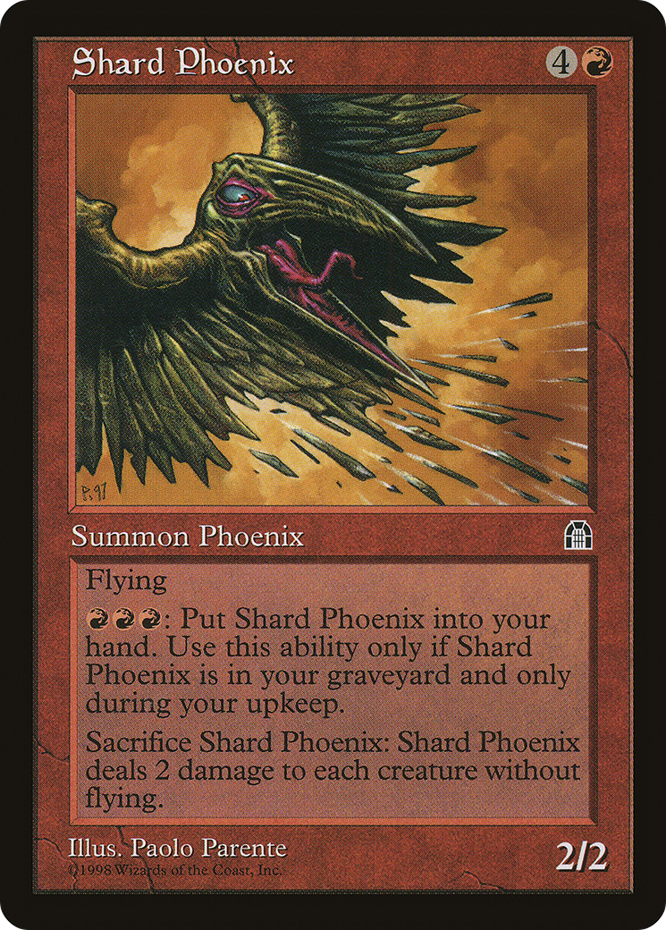 Shard Phoenix (STH-097) [Stronghold] MTG Single Wizards of the Coast