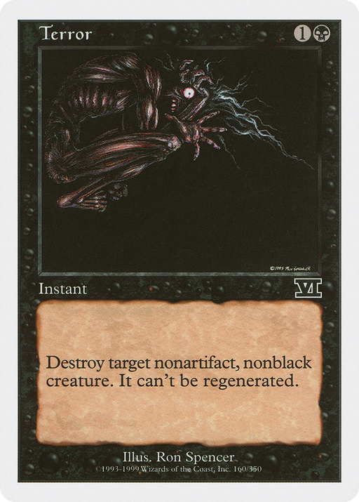 Terror (6ED-160) [Classic Sixth Edition] MTG Single Wizards of the Coast